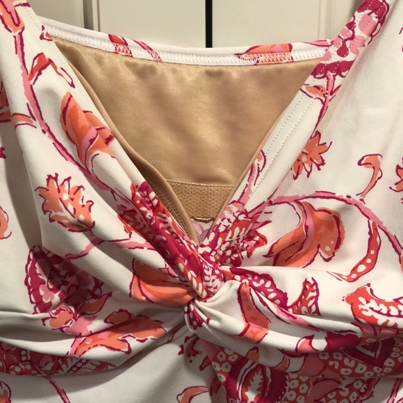 Lands’ End Paisley Tankini Size 16 Like New - Picture 2 of 7